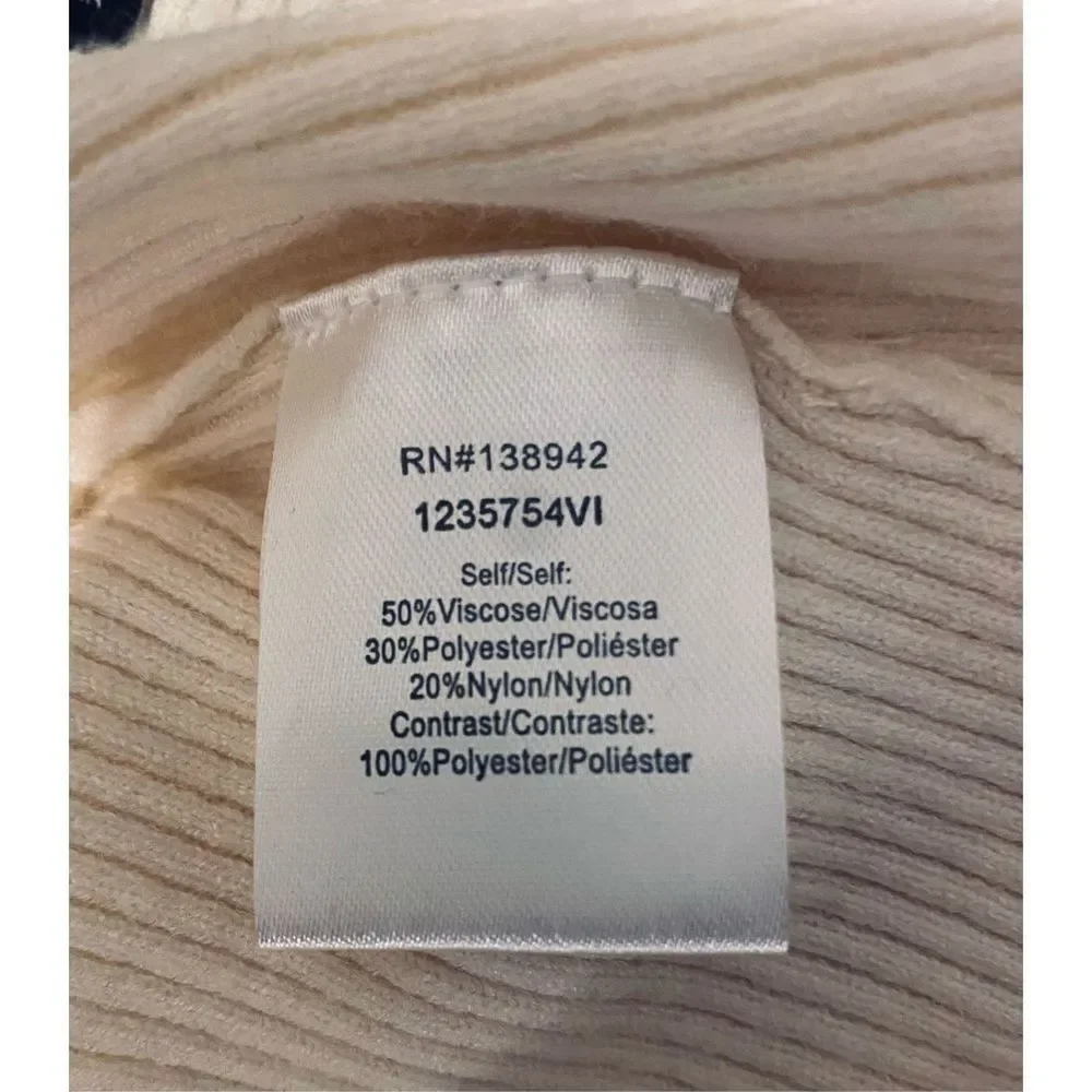 🔥 POLKA DOT • LONG SLEEVE KNIT TOP - IVORY - XL🔥 - Picture 10 of 10